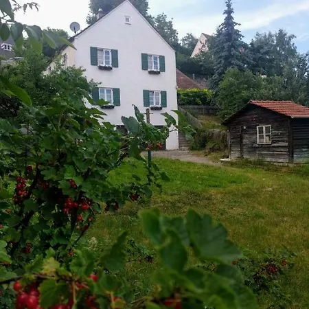 Old Bavarian House On The Romantic Road Harburg (Bavaria)