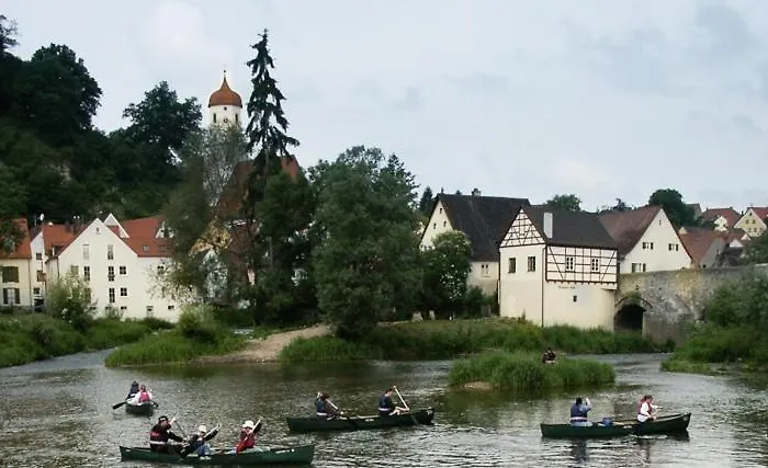Old Bavarian House On The Romantic Road Harburg (Bavaria)